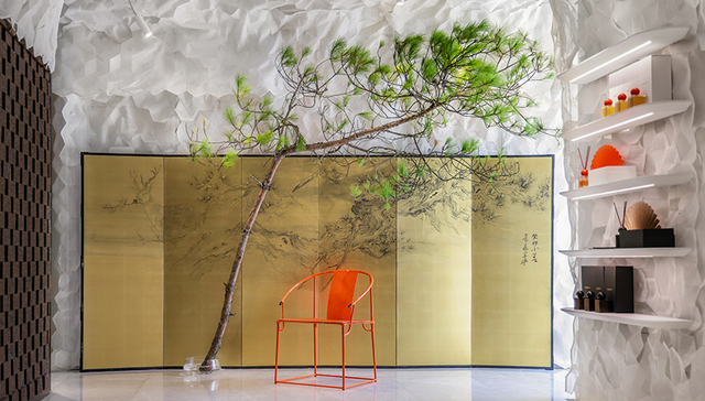 SHANG XIA上下呈现“无声”水墨绘屏展，
锦沧文华广场周年庆启幕 | 是日美好事物