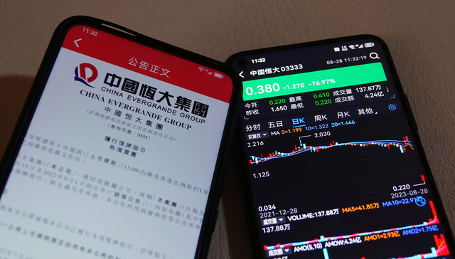 Evergrande Group resumes trading