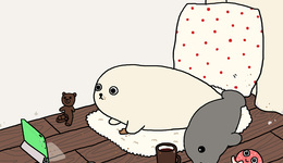 漫画里的海豹不用上班，漫画外的人要好好休息