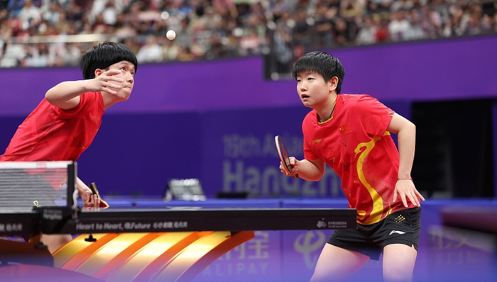 国乒继续全胜进程，提前包揽混双冠亚军