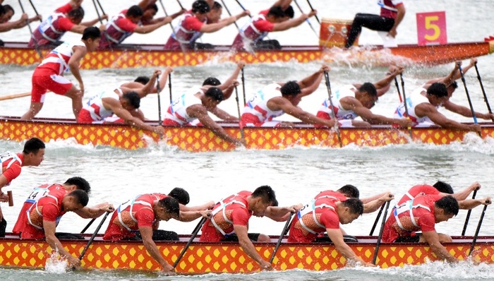 亚运会中国龙舟队五金收官，龙舟运动从民俗走向冲奥
