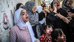 【图集】巴以新一轮冲突已致双方超1000人死亡