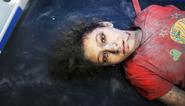 【图集】超100万名儿童“正被困在加沙”：巴以冲突升级，聚焦身心受创的儿童