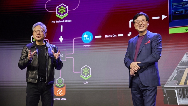 英伟达黄仁勋：大模型就像大脑，离开应用程序什么都做不成
