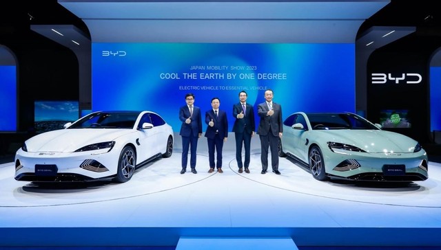 比亚迪亮相2023东京车展 国际化进程再提速
