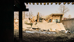 【圖集】震后第六日，村莊仍在砂涌下