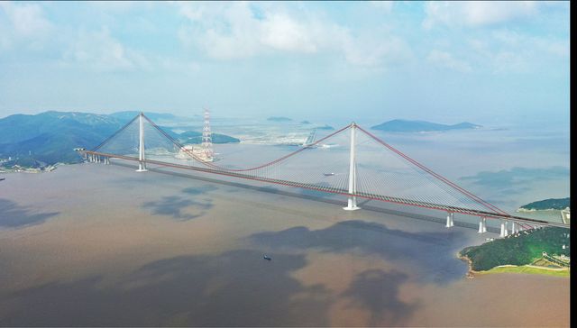 长三角高铁跨越东海：世界最宽跨海大桥完成灌注