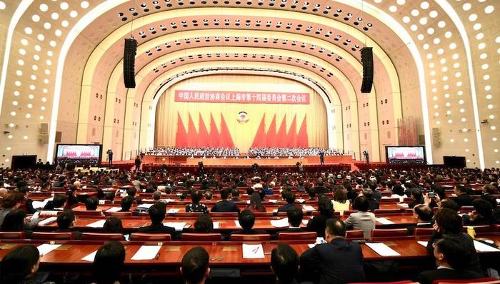 中国人民政治协商会议上海市第十四届委员会第二次会议,开幕,上海市政协,主席,胡文容,上海两会