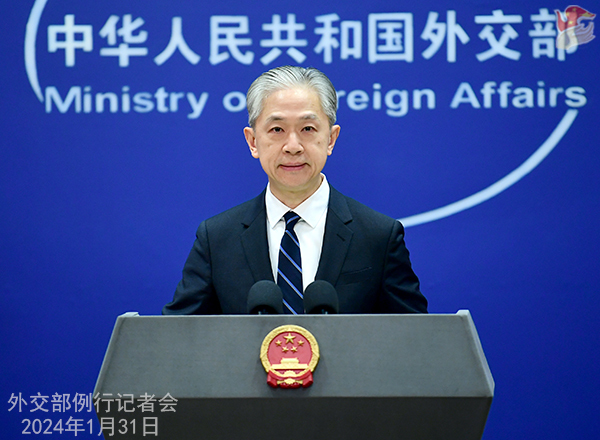 美方,国家安全,汪文斌,中方,外交部发言人,当事人,留学生,中美,元首,盘查