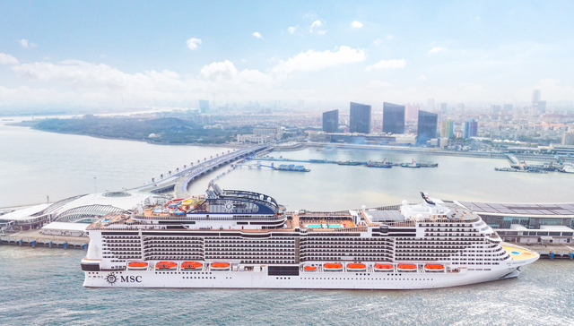“亚洲旗舰”MSC荣耀号归来，开启中国大陆地区首航