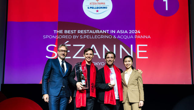 2024 “亚洲50最佳餐厅”名单揭晓，来自19个城市的餐厅8家新上榜