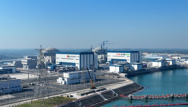 中国西部地区第二台华龙一号核电机组并网发电