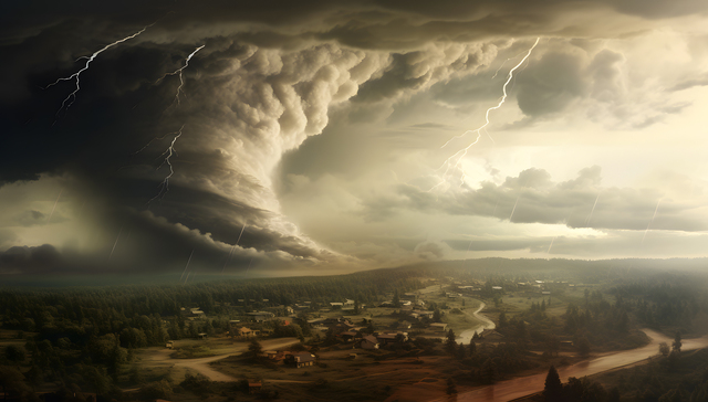 持续恶劣天气波及全美39个州，至少4人在异常龙卷风中丧生