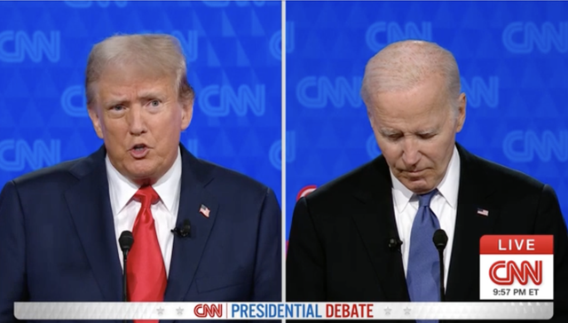 首场电视交锋结束，特朗普阵营宣布胜出、民主党人为拜登捏把汗