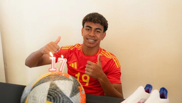 阿迪押对“第二个梅西”，17岁亚马尔成足坛最年轻“亿元先生”