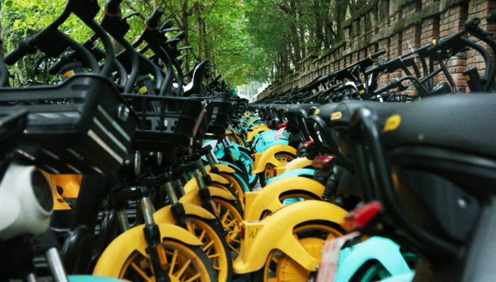 美团；哈啰；滴滴；共享单车