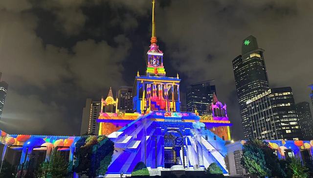 上海，灯光秀，照明，产业展