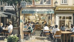 小区门口的“穷鬼小店”，挤满了游客