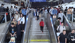 长三角铁路国庆假期发送旅客超2545万人次 ，同比增长5.1%