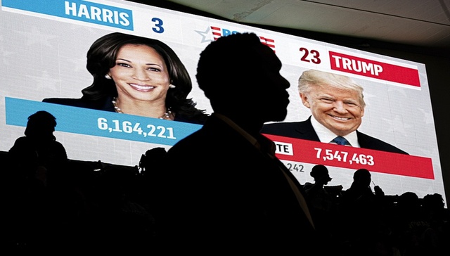 特朗普,大选,哈里斯,投票