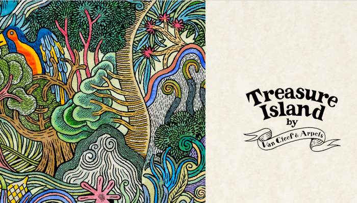 梵克雅宝高珠受《金银岛》启发，梅西卡复古演绎“午夜的太阳”｜当周珠宝