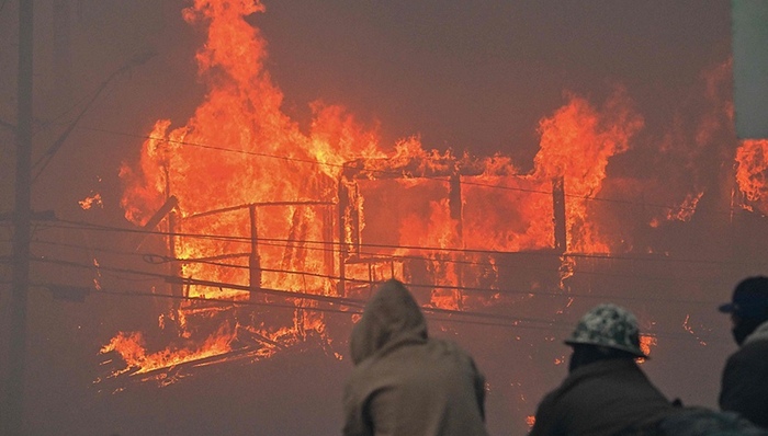 加州,山火,洛杉矶,撤离