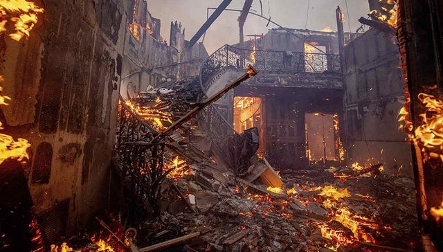 洛杉矶,山火,豪宅