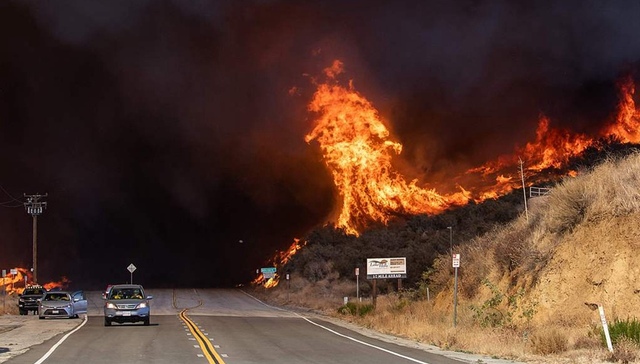 洛杉矶,加州,山火