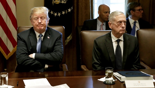 美国,防长,特朗普,马蒂斯