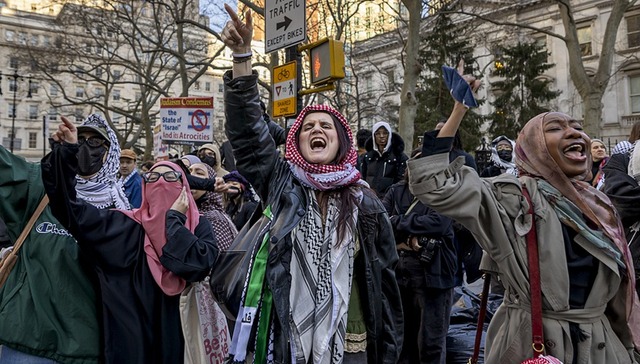 万斯,学生,绿卡,驱逐,签证,巴勒斯坦,社交媒体,哈马斯
