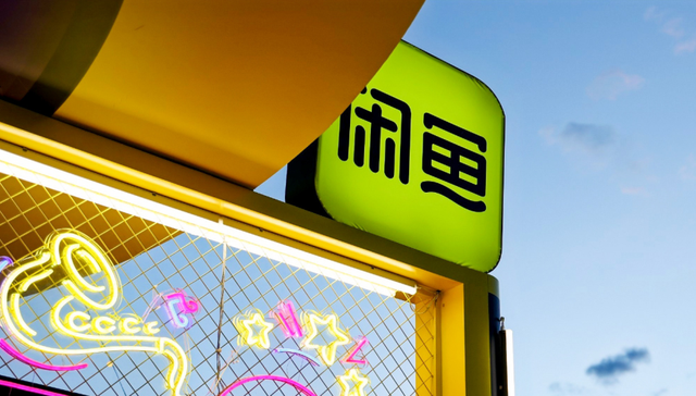 闲鱼咬住线下的饵