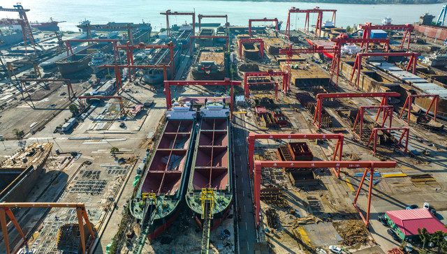 美国“301调查”落地，海外船东仍向中国下单超大型船