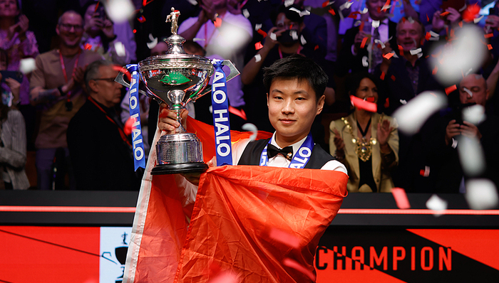 创造多项历史！赵心童夺斯诺克世锦赛冠军