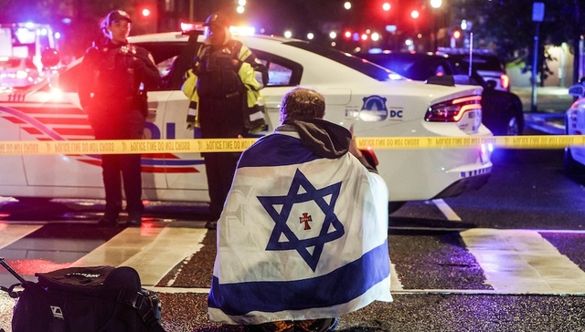 对加沙新攻势引发反犹情绪，以色列两名使馆人员在美遭枪杀