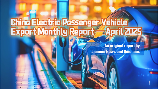 China's EV exports surge in April as emerging markets power new wave of growth