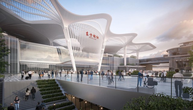 东方枢纽,大东方,虹桥,上海东站,中国铁路上海局集团有限公司,上海市城市规划设计研究院,商飞,大飞机