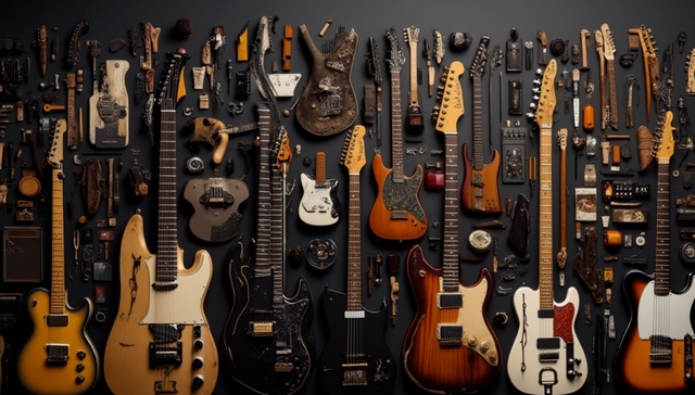 电子乐器,无弦吉他,