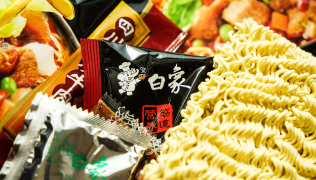 商标,白象方便面,