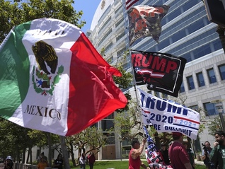 洛杉矶骚乱现场为何那么多墨西哥国旗？