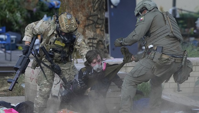 非法移民,特朗普,抗议,洛杉矶,逮捕,民主党