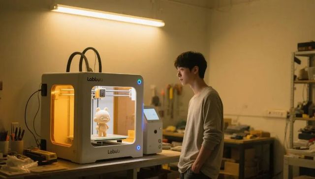 抢不到labubu的人，用3D打印版当平替