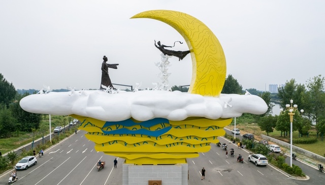 河南平顶山通报“鲁山县花715万建牛郎织女雕塑”：核定造价207万，多人已获刑