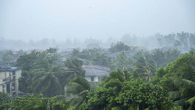 台风“韦帕”预计将贴着广东海岸线西行，珠海全市实行“五停”