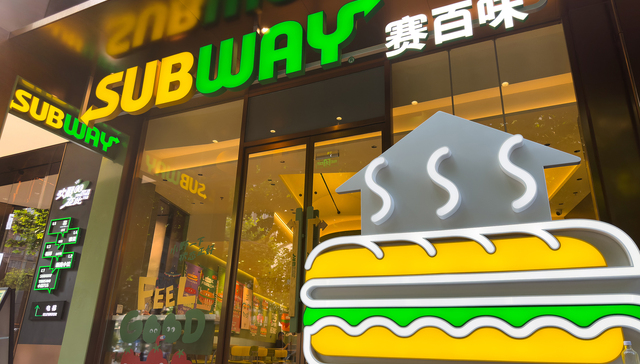 赛百味正在中国快速拓店，未来每年至少开300家