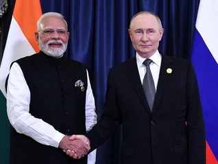 美印关系转冷之时，莫迪与普京会面肯定印俄“特殊关系”