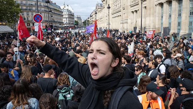 法国,抗议,罢工,封锁,航空,预算,赤字,马克龙,总理