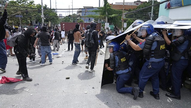 菲律宾,抗议,马尼拉,防洪,马尔科,腐败