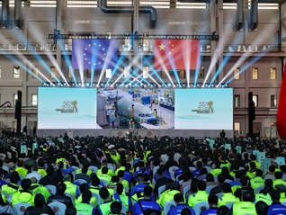 空客天津再扩产能，第二条A320总装线启用，直指月产75架目标