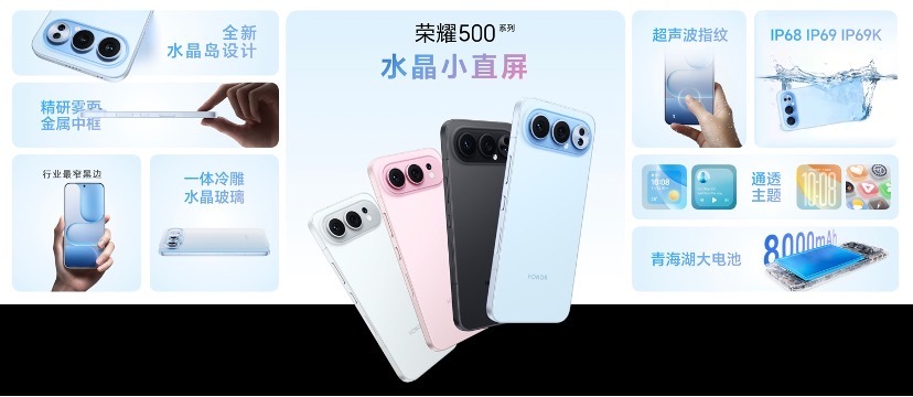 闪电快讯｜荣耀500系列发布：2亿人像全能实况，2699元起