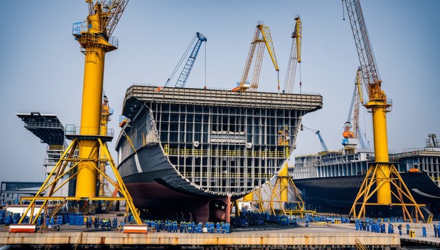 韩国两大造船巨头合并